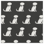 Schnoodle Dog Silhouette Pet Fabric