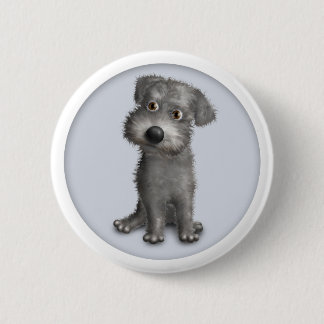 Schnoodle (Gray) Button
