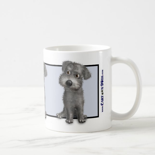 Schnoodle (Gray) Mug (Right)
