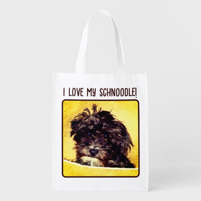 Schnoodle Grocery Bag (Front)
