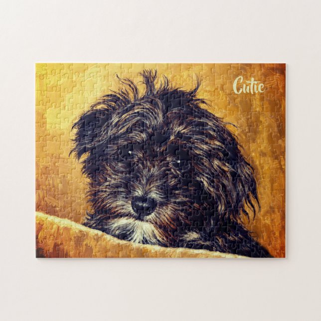 Schnoodle Jigsaw Puzzle Personalized (Horizontal)