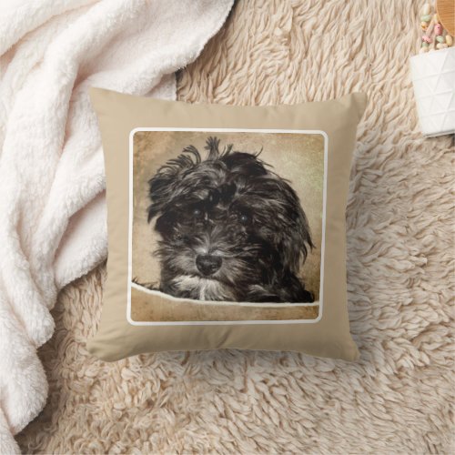 Schnoodle Pepple Throw Pillow