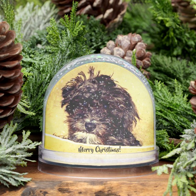 Schnoodle Snow Globe (Winter)