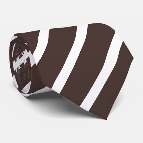 Schokoladenbraun gestreift Krawatte Neck Tie