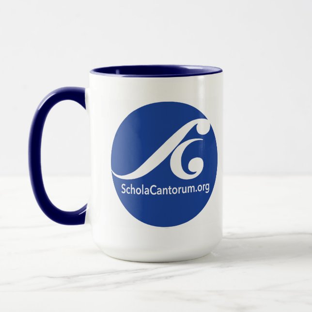 Schola Cantorum “dot logo” mug - in 11 or 15 oz. (Left)