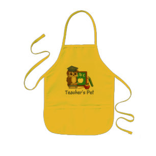 Scholar Owl-Teachers Pet Kids' Apron