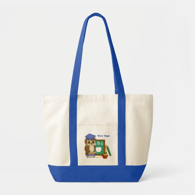 Scholar Owl Tote Bag (Front)