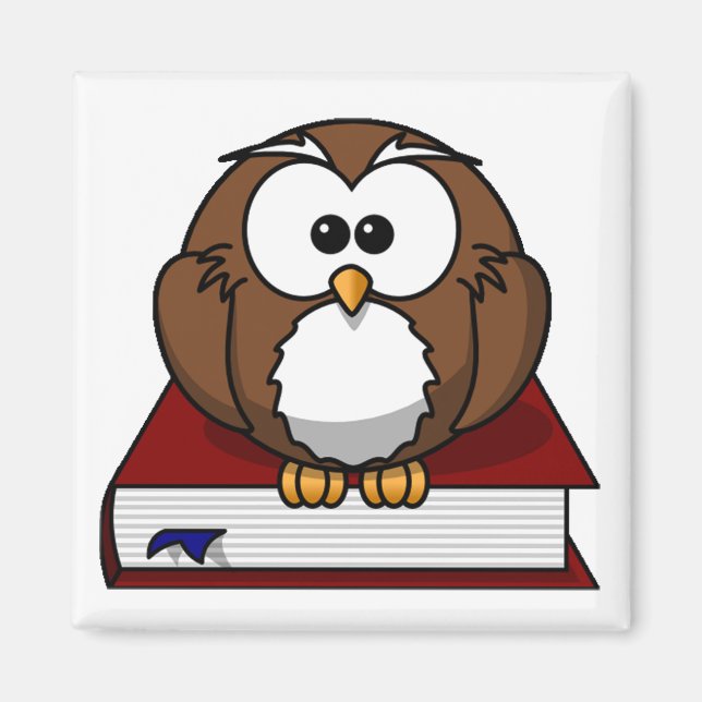 Scholarily Owl Magnet (Front)