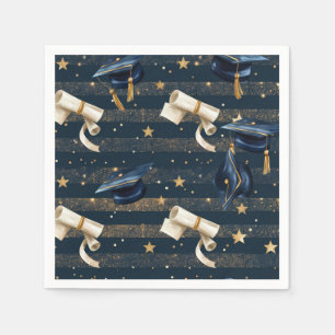 Scholarly Celebrations: Graduation Party Plates Napkins