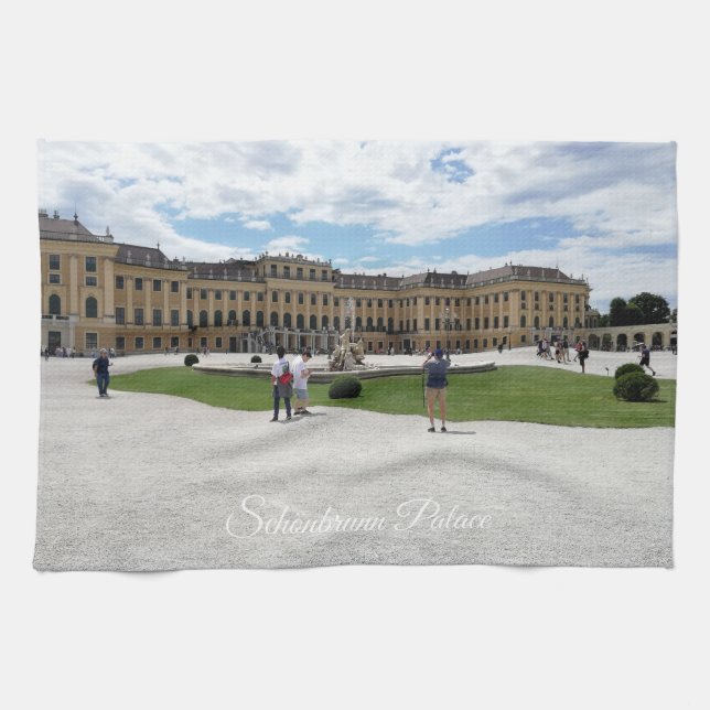 Schönbrunn Palace Vienna, Austria Kitchen Towel (Horizontal)