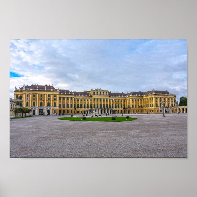 Schönbrunn Palace, Vienna, Austria Poster (Front)