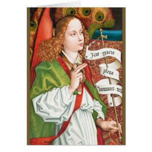 Schongauer Annunciation angel CC1183 Orlier altar