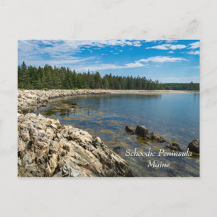 Schoodic Peninsula in Maine Postcard