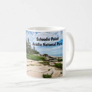 Schoodic Point in Acadia National Park in Maine Coffee Mug
