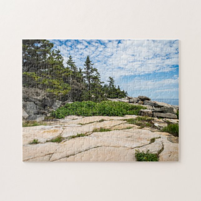 Schoodic Point in Acadia National Park Jigsaw Puzzle (Horizontal)