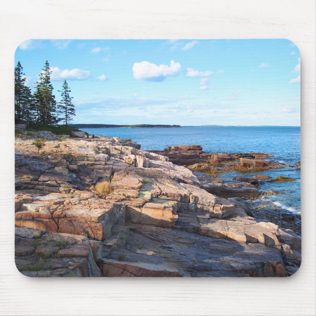 'Schoodic Shoreline' Mouse Pad (Front)