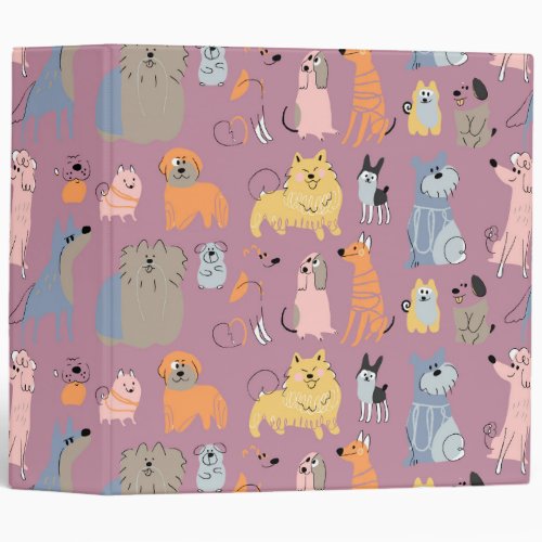 School and Office Liberty Dog Binders _ Dog Art 