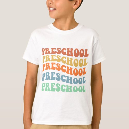 School Back to School Pre_K Kids Preschool Teacher T_Shirt