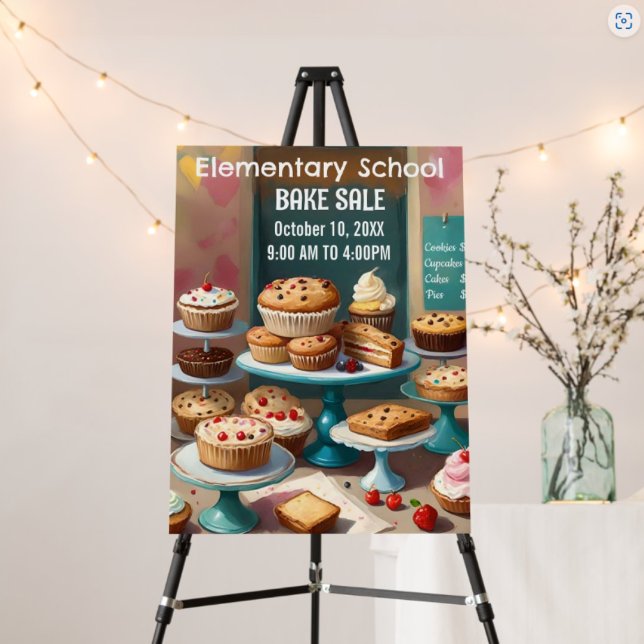 School Bake Sale Foam Board (Creator Uploaded)