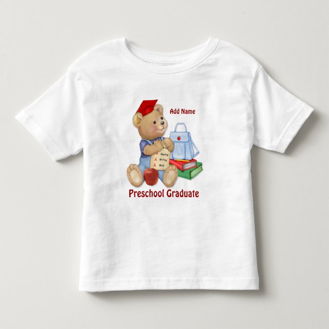 School Bear - Preschool Graduate Toddler T-shirt (Front)