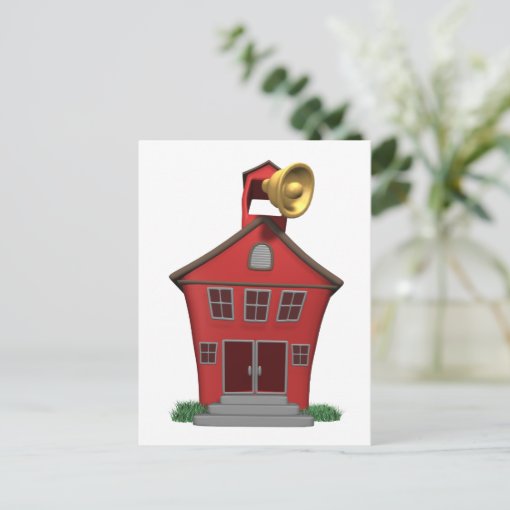 School Bell Ringing Postcard Zazzle