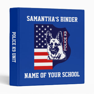 School Binder Police K9