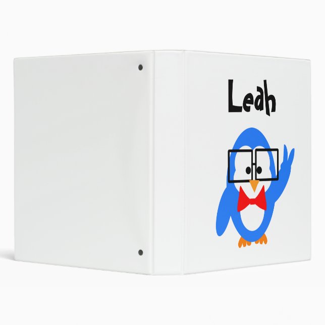 School Binder with Name PENGUIN BINDER LEAH binder (Background)