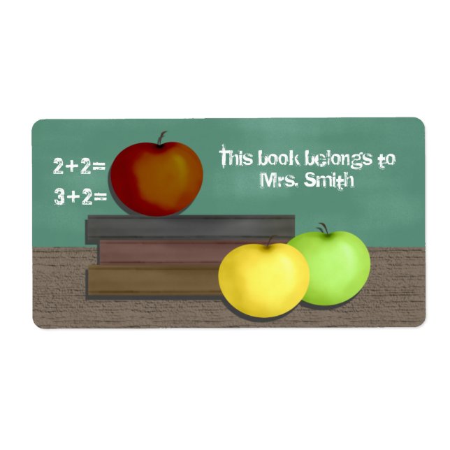 School Book Labels (Front)