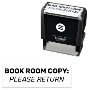 School Book Room Copy Please Return Self-inking Stamp