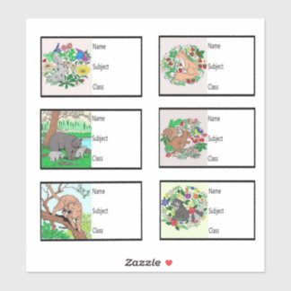School Book Stickers