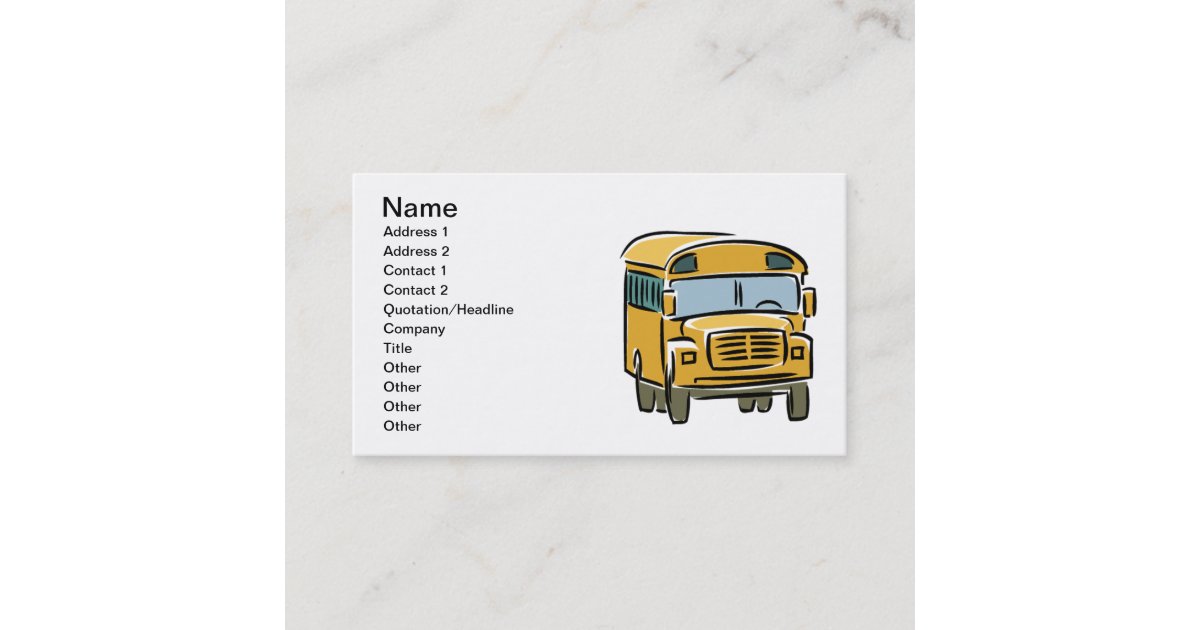 school-bus-2-business-card-zazzle