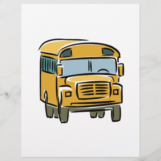 School Bus 2 Flyer (Front)