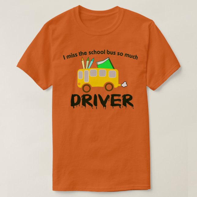 School bus 8 T-Shirt (Design Front)
