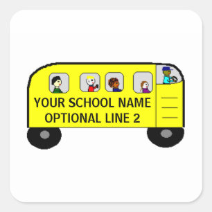 SCHOOL BUS - a Your School product - sticker