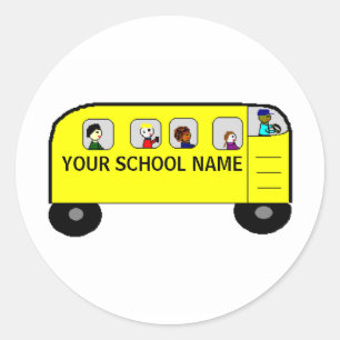 SCHOOL BUS - a Your School product - sticker