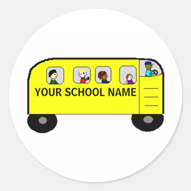 SCHOOL BUS -  a Your School product - sticker (Front)