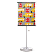 School Bus and Stop Sign Table Lamp (Left)