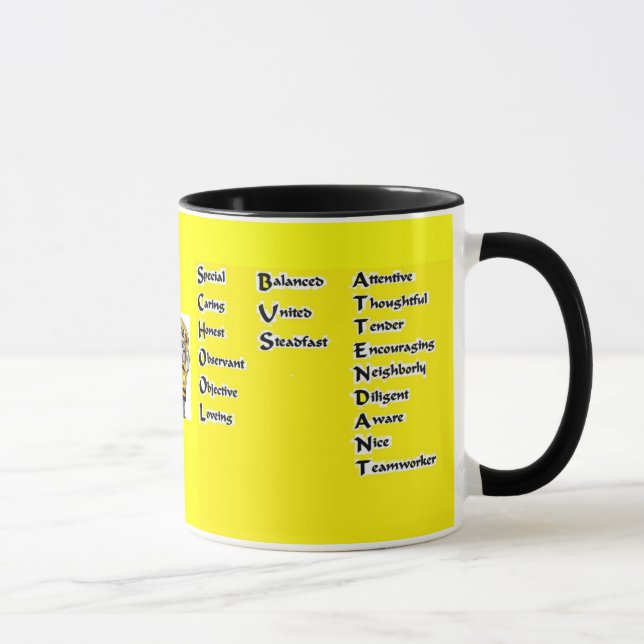 School Bus Attendant Mug (Right)