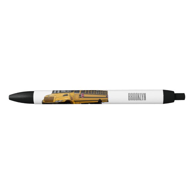 School bus cartoon illustration pen (Front)