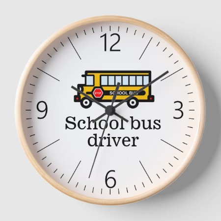 School Bus Clock