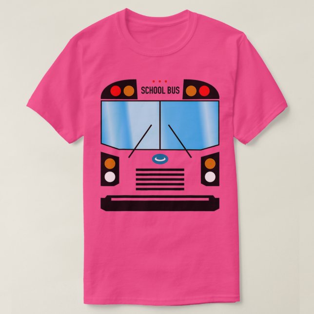 School Bus Costume 7 T-Shirt (Design Front)
