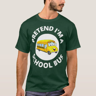 School Bus Costume Pretend Ix27m A School Bus T-Shirt