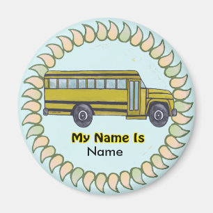 School Bus custom magnet