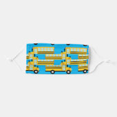School Bus Cute Teacher Kids Adult Cloth Face Mask (Front, Folded)