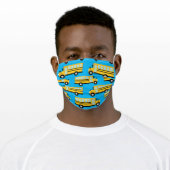 School Bus Cute Teacher Kids Adult Cloth Face Mask (Worn)
