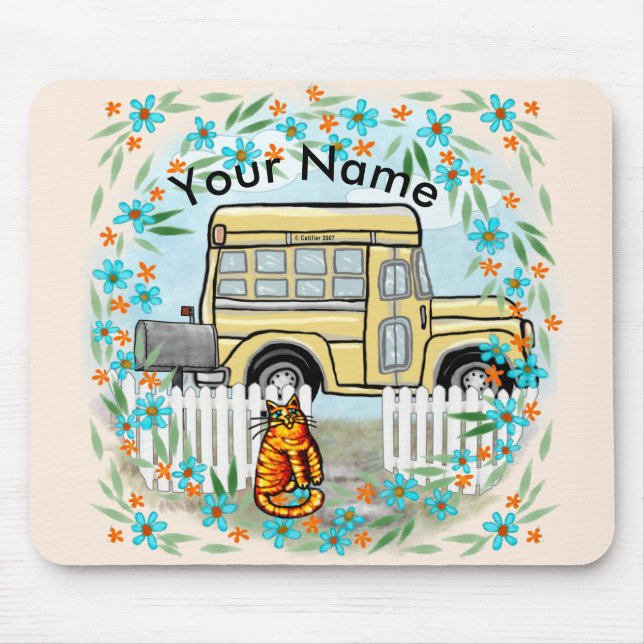 School Bus Day  Mouse Pad (Front)