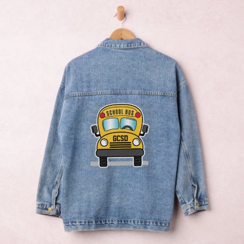 School Bus  Denim Jacket