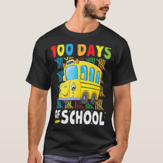 School Bus Driver 100 Days Of School Apparel Busin T-Shirt