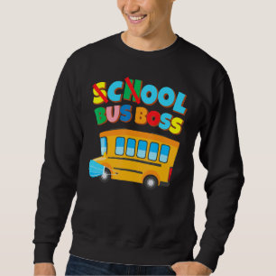 School Bus Driver 100 Days Of School Face Mask Sweatshirt