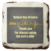 School Bus Driver Appreciation Brownie (Front)